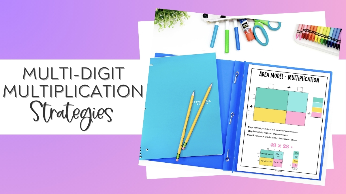 Teaching Multi-Digit Multiplication Strategies - Mikey D Teach