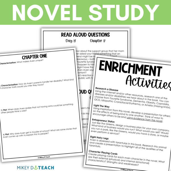Insignificant Events in the Life of a Cactus Novel Study Unit thumb 1