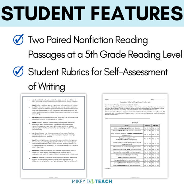Grade 5 Opinion Writing thumb 1