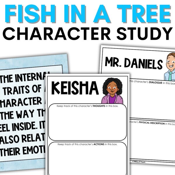 Fish in a Tree Character Study cover